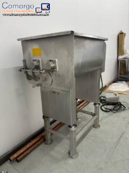 Misturador eixo duplo de pás carne em inox Frigomaq 300 litros