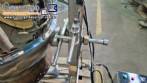 Tacho cozinhador a g�s em inox 100 litros Serinox com exaustor