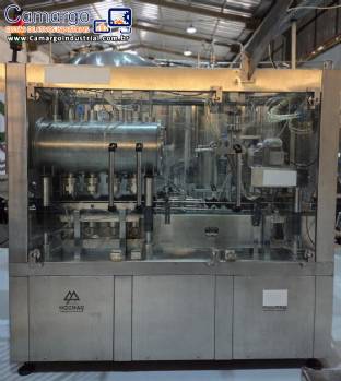 Linha para envase de latas bebidas carbonatas com g�s 1.000 latas por hora