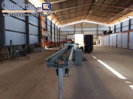 Linha para fabrica��o de telhas concreto Vortex