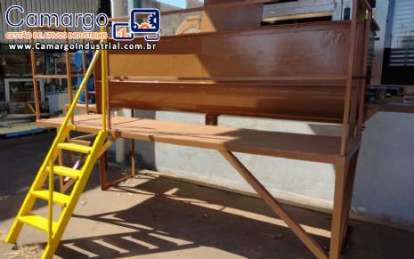 Misturador ribbon blender em a�o carbono 1200 litros