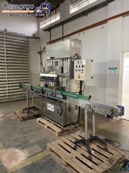 Envasadora linear gravimétrica em inox 12 bicos TRUE