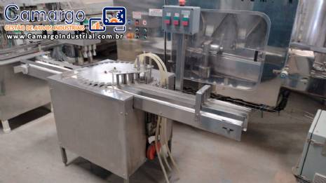 Envasadora rosqueadora frascos automática de cosméticos condimentos