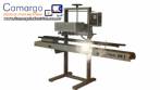 Soldadora cont�nua para sacos pl�sticos com esteira motorizada