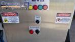 Seladora de tampas por induo automtica em inox para potes frascos GRC