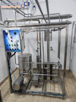 Pasteurizador de placas em aço inox para leite laticínios Xavier Equipamentos