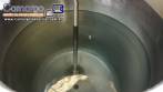 Tanque de agitao encamisado aquecido em inox 170 litros cowles