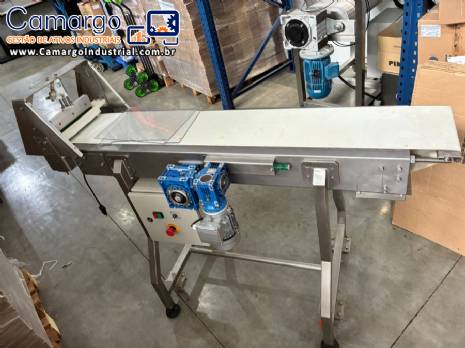 Guilhotina faca horizontal autom�tica Limaq para corte de barrinhas barras de prote�nas cereais