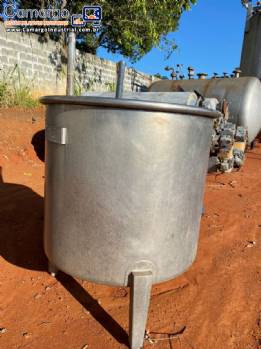Tanque misturador em aço inox Zegla 500 litros